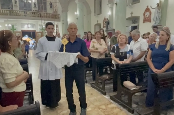 Foto - Paróquia Nossa Senhora de Nazaré celebra Santa Missa no 1º Dia Votivo rumo aos 350 anos do município