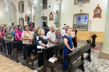 Foto - Paróquia Nossa Senhora de Nazaré celebra Santa Missa no 1º Dia Votivo rumo aos 350 anos do município