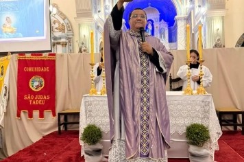 Foto - Paróquia Nossa Senhora de Nazaré celebra Santa Missa no 1º Dia Votivo rumo aos 350 anos do município
