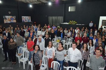 Foto - Noite de lançamento do Programa Criança Feliz em Nazaré Paulista 