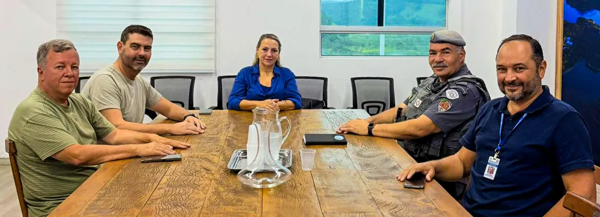 Prefeitura de Nazaré Paulista reforça parceria com a Polícia Militar em reunião com o Comandante do 34º BPM/I 