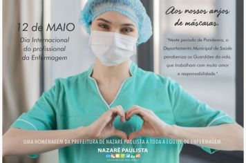 12 de maio - Dia Internacional do Profissional da Enfermagem