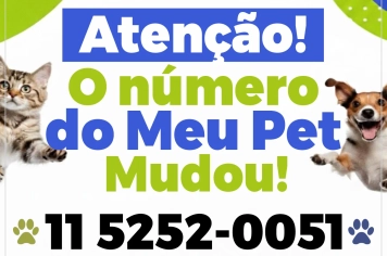 Comunicado – Novo telefone do Programa Meu Pet