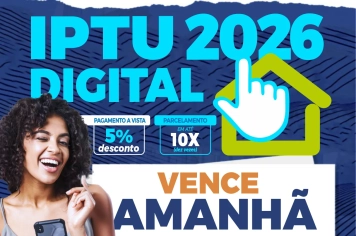 IPTU 2026: primeira parcela ou cota única vence nesta sexta-feira (20) em Nazaré Paulista