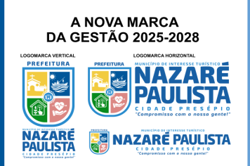 Prefeitura de Nazaré Paulista lança nova marca da Gestão 2025-2028