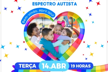 Câmara Municipal promove palestra sobre TEA no segundo dia do Abril Azul