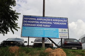 Prefeitura de Nazaré Paulista avança com obras de reforma do Hospital Municipal “Germano José Faria”