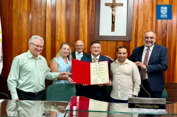 Câmara de Nazaré Paulista concede Título de Cidadão Nazareano ao deputado Márcio Nakashima