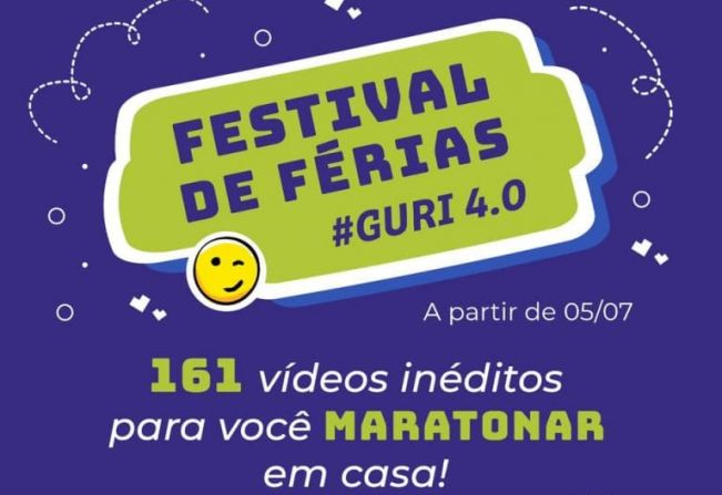 Guri lança programação de férias com mais de 160 aulas virtuais gratuitas