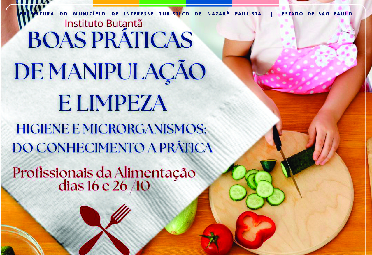 Merenda Escolar - PREFEITURA REALIZA CURSO DE FORMAÇÃO DAS COZINHEIRAS DA EDUCAÇÃO DE NAZARÉ PAULISTA.