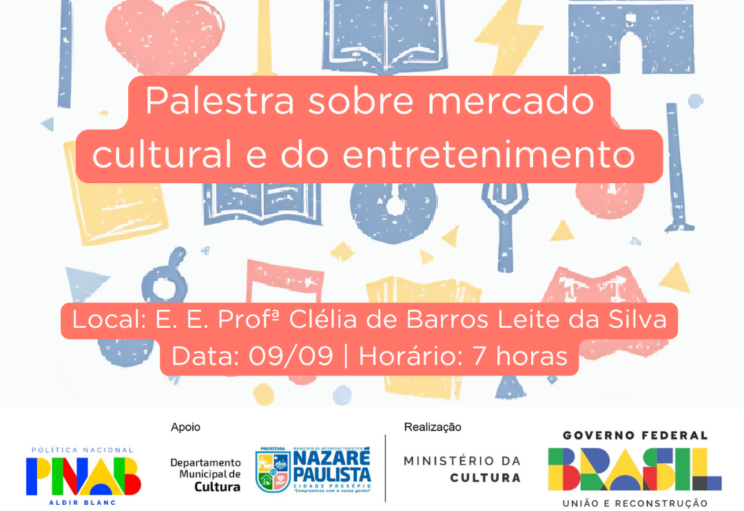 AGENTES CULTURAIS DE NAZARÉ PAULISTA INICIAM PROJETOS CONTEMPLADOS PELA LEI ALDIR BLANC