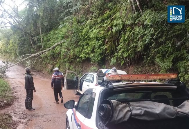 Defesa Civil atua em diferentes regiões de Nazaré Paulista após chuvas intensas