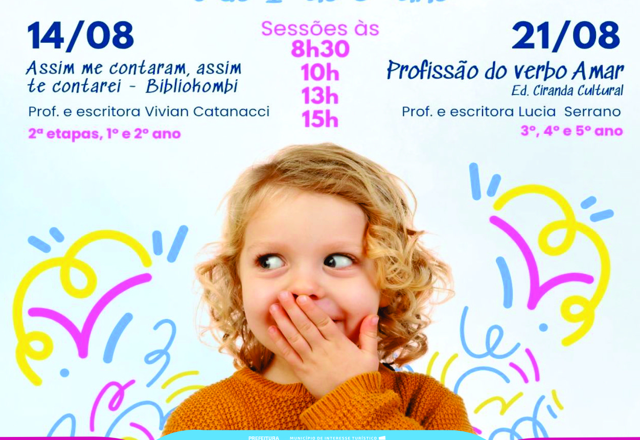 1º encontro literário na praça Álvaro Guião em Nazaré Paulista