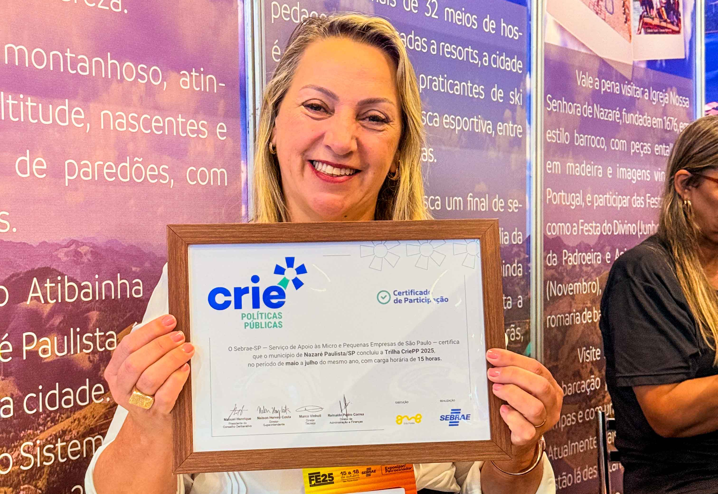 Nazaré Paulista é destaque na Feira do Empreendedor 2025, que segue até este sábado(18) na Expo Imigrantes SP