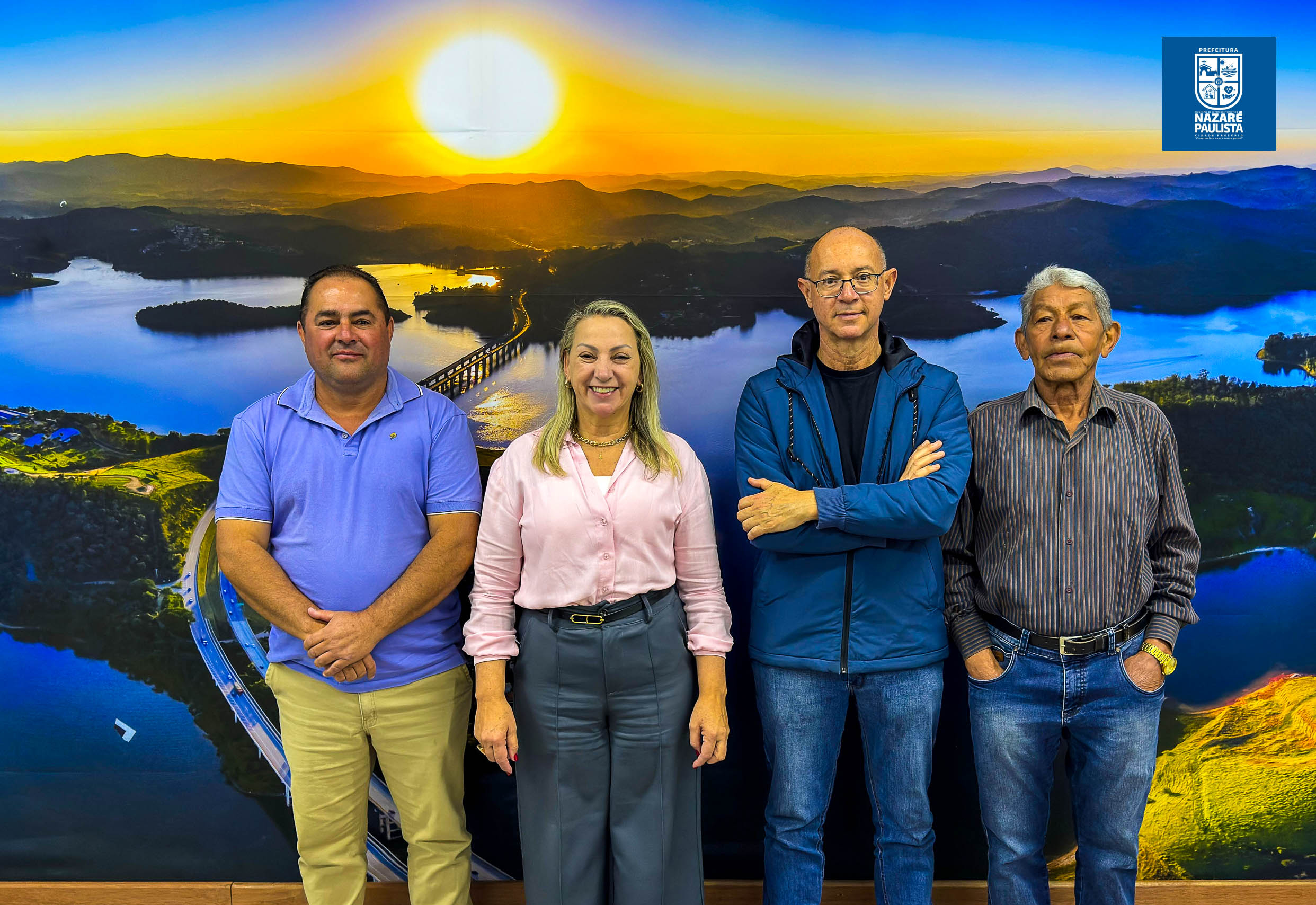 Prefeita Professora Guinha Recebe Visita do Deputado Estadual Paulo Fiorilo em Nazaré Paulista