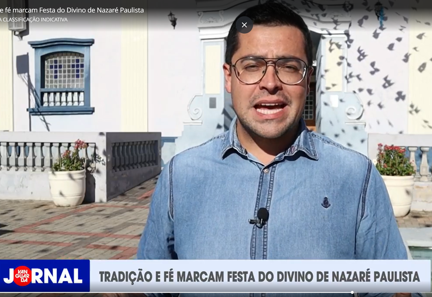 TV Vanguarda realiza cobertura especial da Festa do Divino Espírito Santo 2025 em Nazaré Paulista