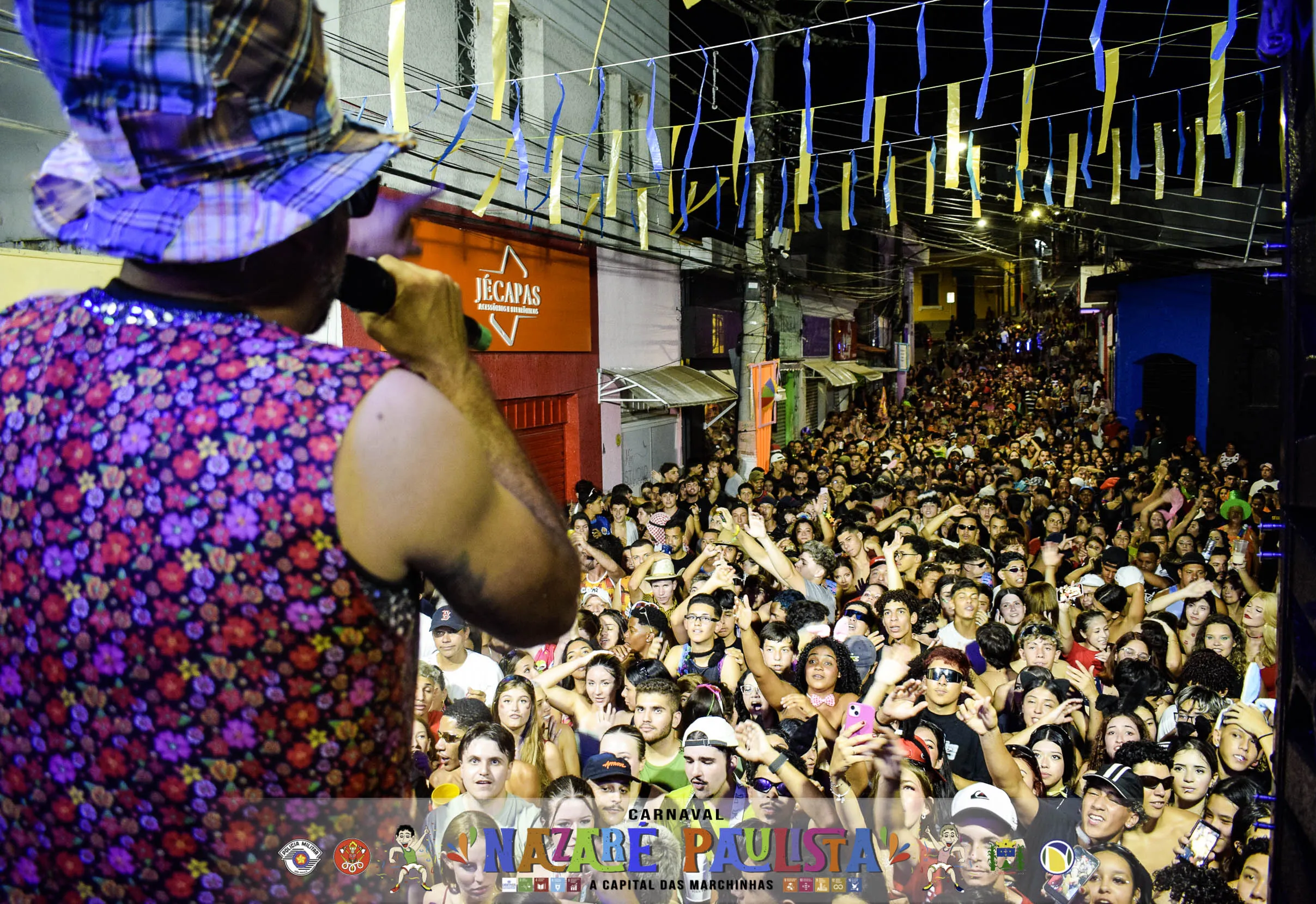 Acompanhe os melhores momentos do Bloco do Sinal no Carnaval em Nazaré Paulista