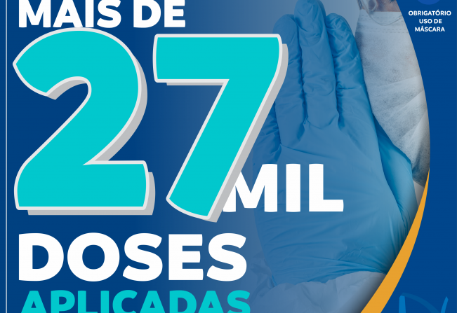 Nazaré Paulista já aplicou mais de 27 mil doses de vacinas contra a Covid-19 