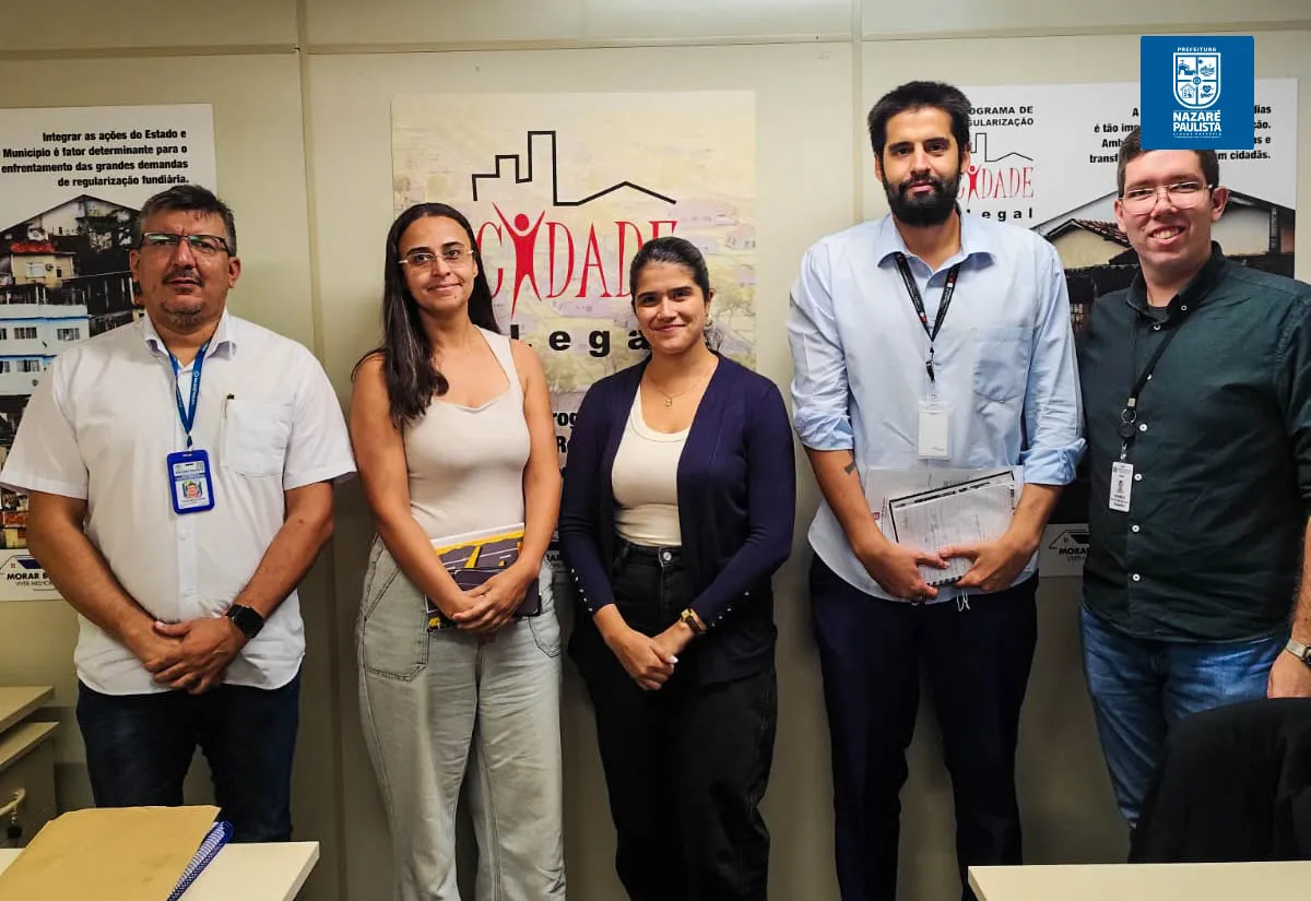 Planejamento Urbano: Nazaré Paulista participa de agenda institucional sobre regularização fundiária em São Paulo