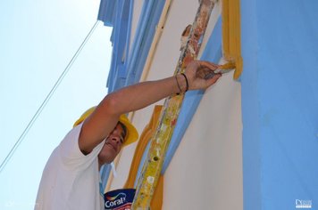 Foto - Administração inicia pintura e reforma no Prédio Sede da Prefeitura