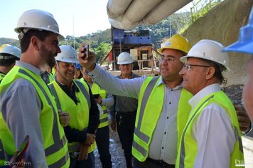 Foto - Prefeito de Nazaré Paulista recebe visita do Governador Geraldo Alckmin e cobra melhorias