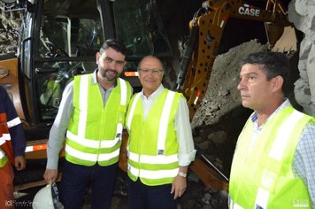 Foto - Prefeito de Nazaré Paulista recebe visita do Governador Geraldo Alckmin e cobra melhorias