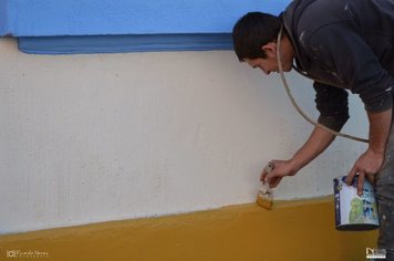 Foto - Administração inicia pintura e reforma no Prédio Sede da Prefeitura