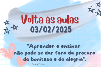 Volta as aulas 2025