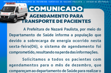 Comunicado importante 